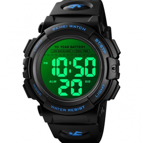 SKMEI Outdoor Sport Ten Year Battery Alarm Clock Chronograph Luminous Waterproof Electronic Men's Watch
