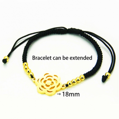 Wholesale Stainless Steel 316L Rope Braided Bracelet NO.#BC91B0359HZZ