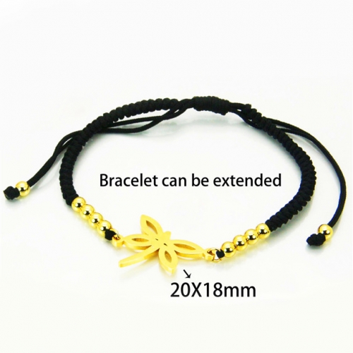 Wholesale Stainless Steel 316L Rope Braided Bracelet NO.#BC91B0363HWW