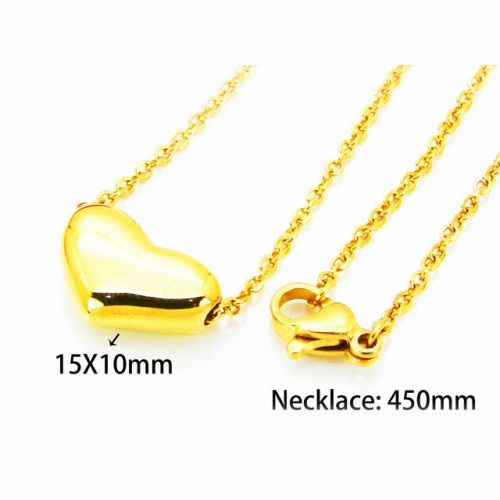 Wholesale Stainless Steel 316L Necklace (Lover Pendant) NO.#BC79N0010HZZ
