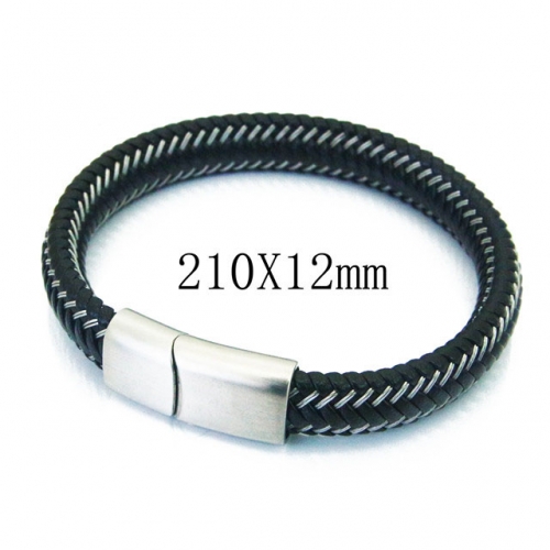 BC Wholesale Jewelry Fashion Leather Bracelet NO.#BC37B0106HJF