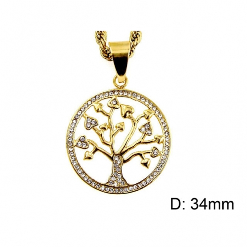 BC Wholesale Stainless Steel 316L Tree Shape Pendant Without Chain NO.#SJ37P107