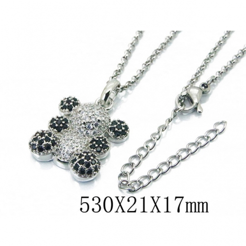 BC Wholesale Stainless Steel 316L Fashion Jewelry Necklace NO.#BC90N0206HOE