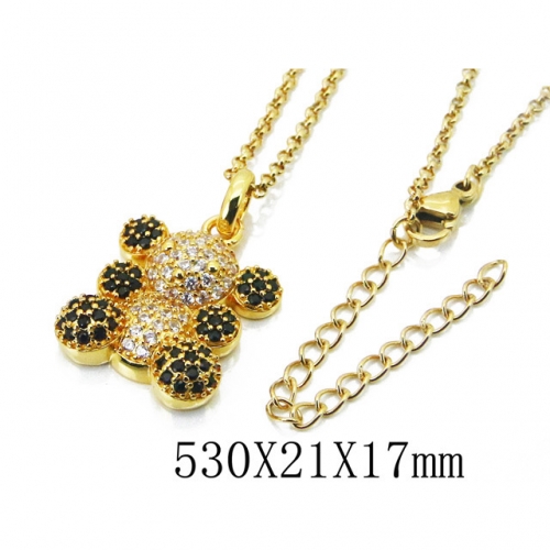BC Wholesale Stainless Steel 316L Fashion Jewelry Necklace NO.#BC90N0207IAA