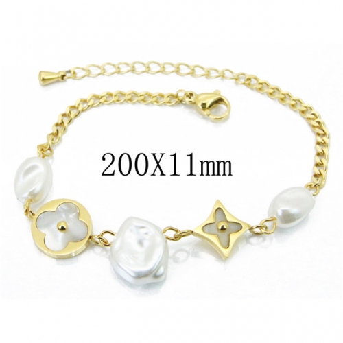 BC Wholesale Jewelry Stainless Steel 316L Bracelets NO.#BC32B0223OL