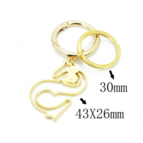 BC Wholesale Stainless Steel 316L Keychain NO.#BC90A0118HNS