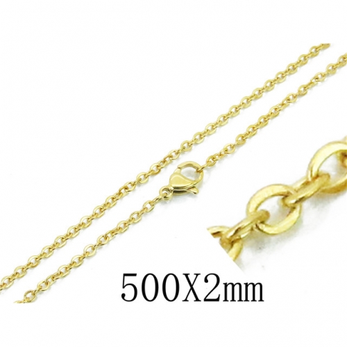 Wholesale Stainless Steel 316L Chains Necklace NO.#BC70N0546HJ