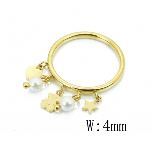 BC Jewelry Wholesale Stainless Steel 316L Ring Bear Style NO.#BC90R0051HIF
