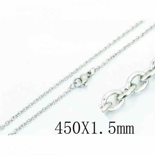 Wholesale Stainless Steel 316L Chains Necklace NO.#BC70N0545AN