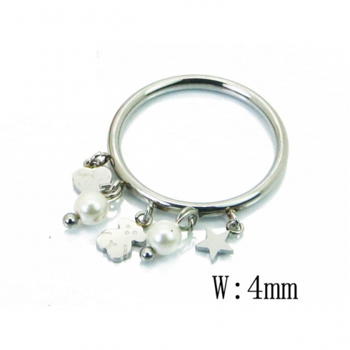 BC Jewelry Wholesale Stainless Steel 316L Ring Bear Style NO.#BC90R0050HHA