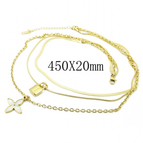 BC Wholesale Jewelry Stainless Steel 316L Necklace NO.#BC32N0281HLL