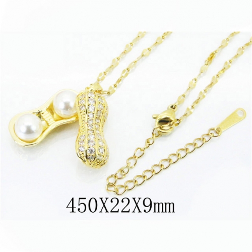 BC Wholesale Jewelry Stainless Steel 316L Necklace NO.#BC19N0271OQ