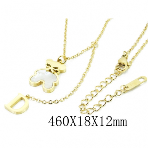BC Wholesale Jewelry Stainless Steel 316L Necklace NO.#BC32N0285PW