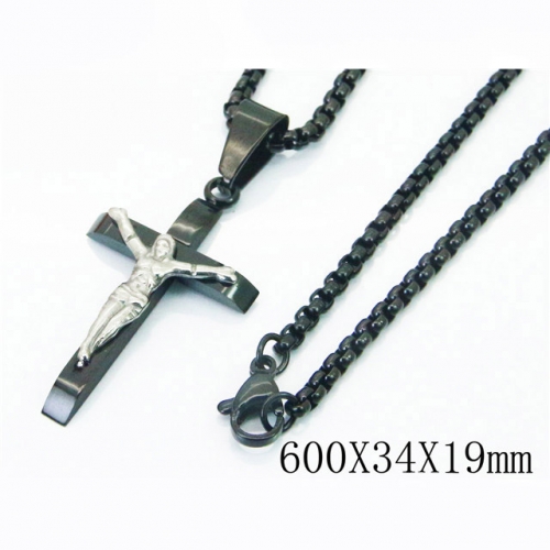 BC Wholesale Jewelry Stainless Steel 316L Necklace NO.#BC09N1097HHS