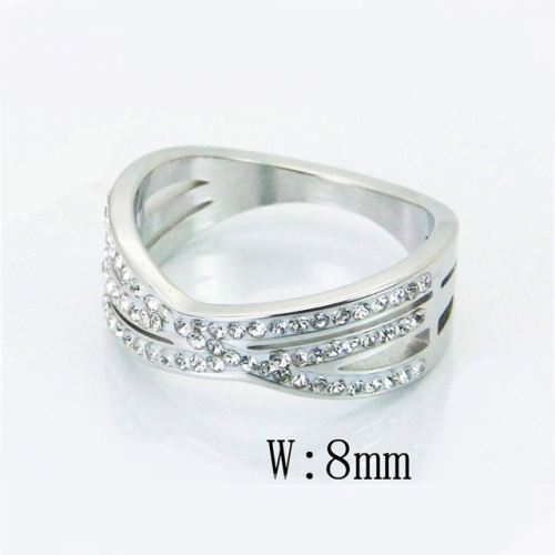 BC Wholesale Stainless Steel 316L Jewelry Rings NO.#BC19R0814PE