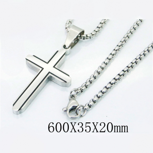 BC Wholesale Jewelry Stainless Steel 316L Necklace NO.#BC09N1100NF