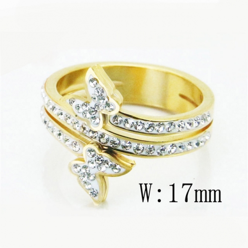 BC Wholesale Stainless Steel 316L Jewelry Rings NO.#BC19R0833HIF