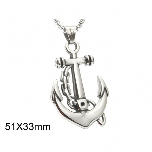 BC Wholesale Stainless Steel 316L Anchor Pendants Without Chain NO.#SJ44P043
