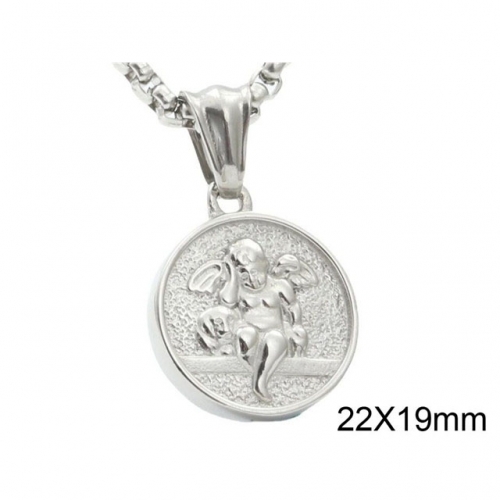 BC Wholesale Stainless Steel 316L Angel Pendant Without Chain NO.#SJ44P120