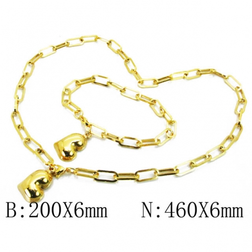 BC Wholesale Stainless Steel 316L Jewelry Set NO.#BC62S0309HKD