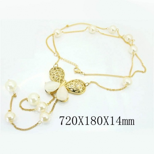 BC Wholesale Jewelry Stainless Steel 316L Necklace NO.#BC64N0110HOD