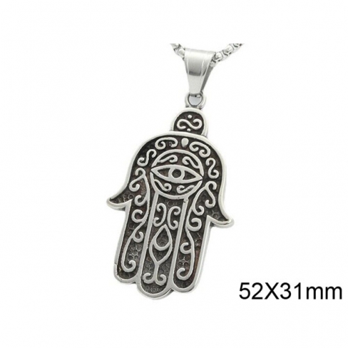 BC Wholesale Stainless Steel 316L Evil Eye Pendant Without Chain NO.#SJ49P866