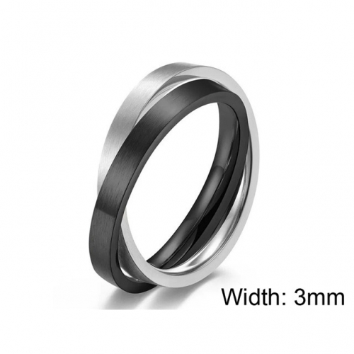 BC Jewelry Wholesale Stainless Steel 316L Jewelry Stack Ring Set NO.#SJ5R068