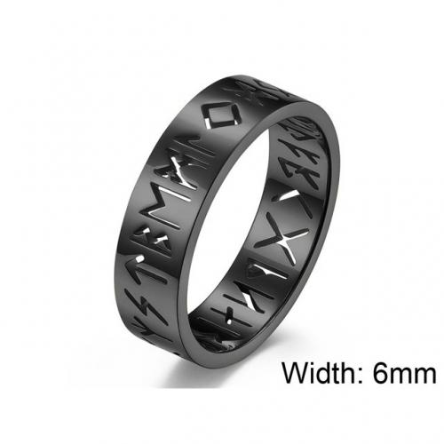 BC Wholesale Jewelry Stainless Steel 316L Font Rings NO.#SJ5R153