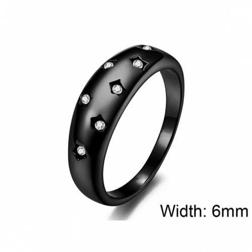 BC Wholesale Stainless Steel 316L Jewelry CZ Rings NO.#SJ5R133