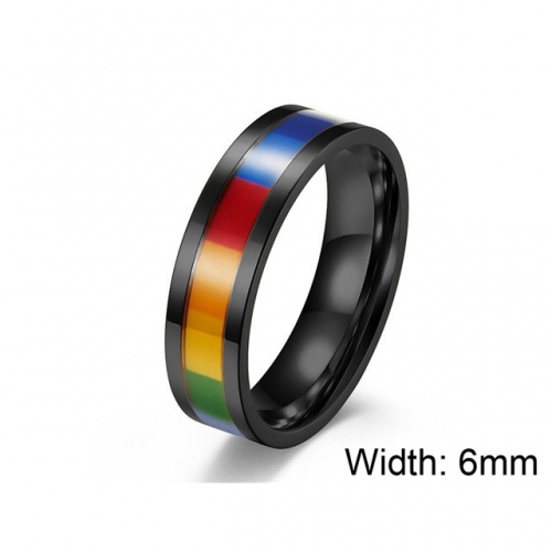 Wholesale Stainless Steel 316L Multi-Color Ring Sets NO.#SJ5R097