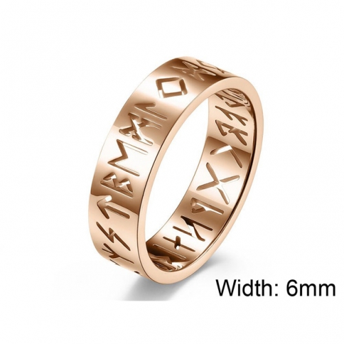 BC Wholesale Jewelry Stainless Steel 316L Font Rings NO.#SJ5R151