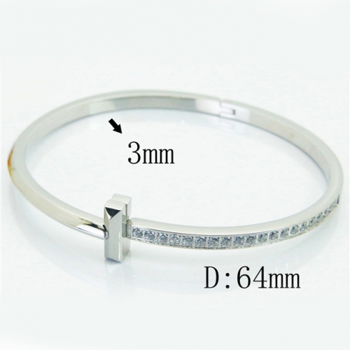 BC Wholesale Stainless Steel 316L Bangle NO.#BC14B0216HPD