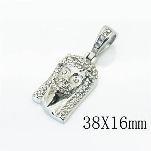BC Wholesale Stainless Steel 316L Jewelry Pendant NO.#BC13P1303HJD