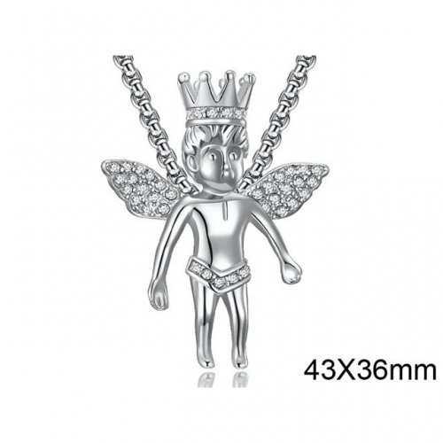 BC Wholesale Stainless Steel 316L Jewelry Pendant Without Chain NO.#SJ12P174