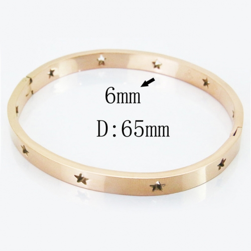 BC Wholesale Stainless Steel 316L Bangle NO.#BC80B1199HEE
