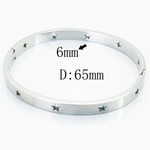 BC Wholesale Stainless Steel 316L Bangle NO.#BC80B1197OL