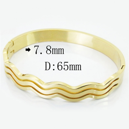 BC Wholesale Stainless Steel 316L Bangle NO.#BC19B0663HKG