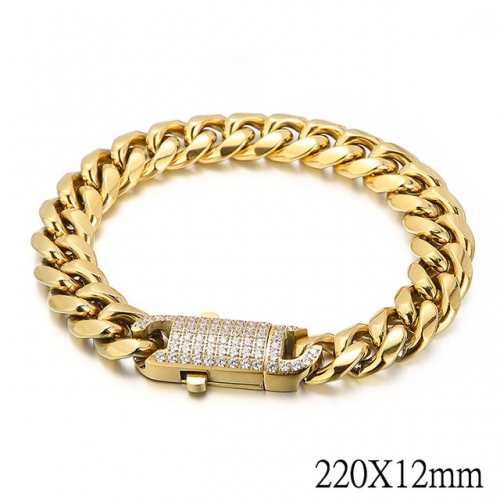 BC Wholesale Jewelry Stainless Steel 316L Good Quality Bracelets NO.#SJ2B149768