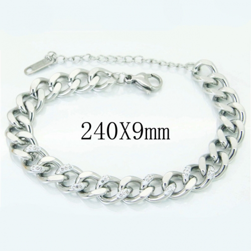 BC Wholesale Jewelry Stainless Steel 316L Bracelets NO.#BC19B0698PQ