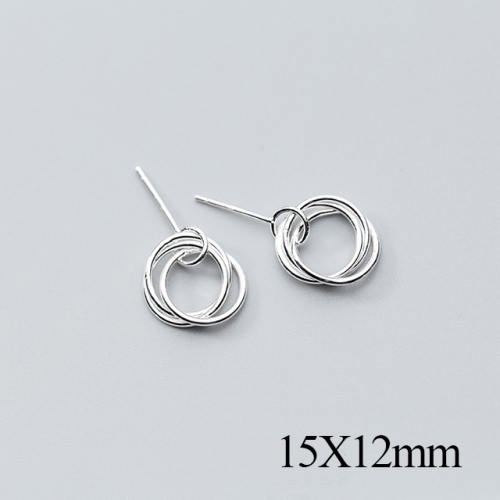 BC Jewelry Wholesale 925 Silver Jewelry Fashion Earrings NO.#925J5SE9942