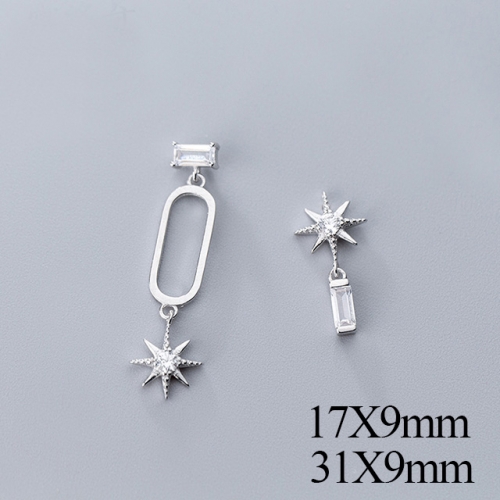 BC Jewelry Wholesale 925 Silver Jewelry Fashion Earrings NO.#925J5EG1387