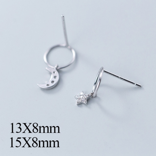BC Jewelry Wholesale 925 Silver Jewelry Fashion Earrings NO.#925J5SEG0184