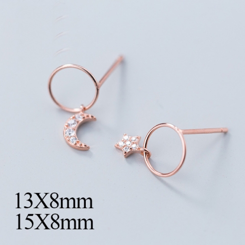BC Jewelry Wholesale 925 Silver Jewelry Fashion Earrings NO.#925J5REG0184