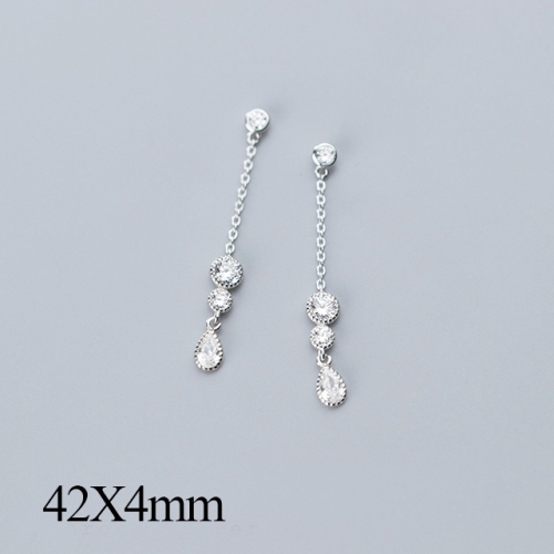BC Jewelry Wholesale 925 Silver Jewelry Fashion Earrings NO.#925J5SEG2538