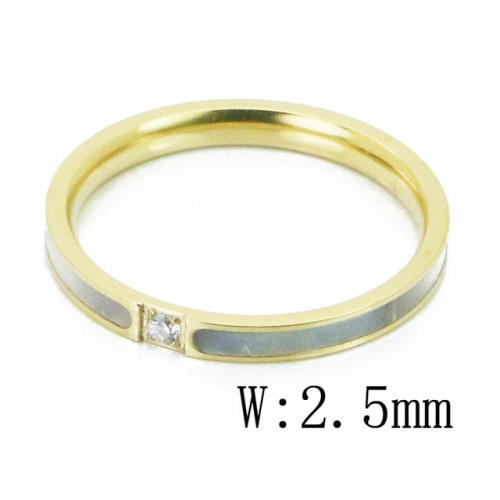 Wholesale Stainless Steel 316L Rings With Shell or Pearl NO.#BC47R0095PL