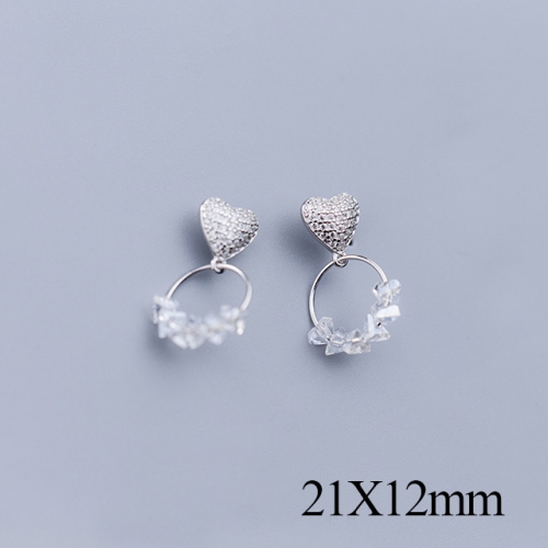 BC Jewelry Wholesale 925 Silver Jewelry Fashion Earrings NO.#925J5SEG1766