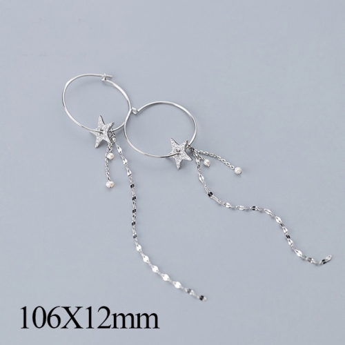 BC Jewelry Wholesale 925 Silver Jewelry Fashion Earrings NO.#925J5EG2586