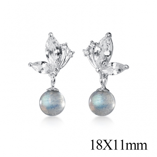 BC Jewelry Wholesale 925 Silver Jewelry Fashion Earrings NO.#925J5SEG1679