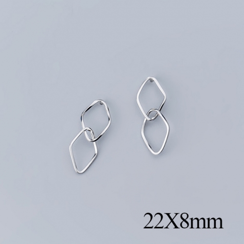 BC Jewelry Wholesale 925 Silver Jewelry Fashion Earrings NO.#925J5SEG1829