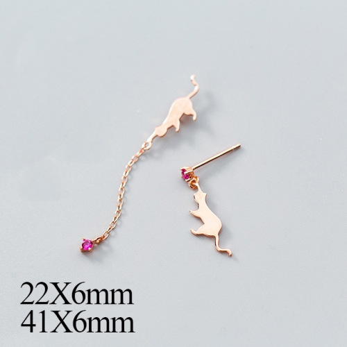 BC Jewelry Wholesale 925 Silver Jewelry Fashion Earrings NO.#925J5REG0101